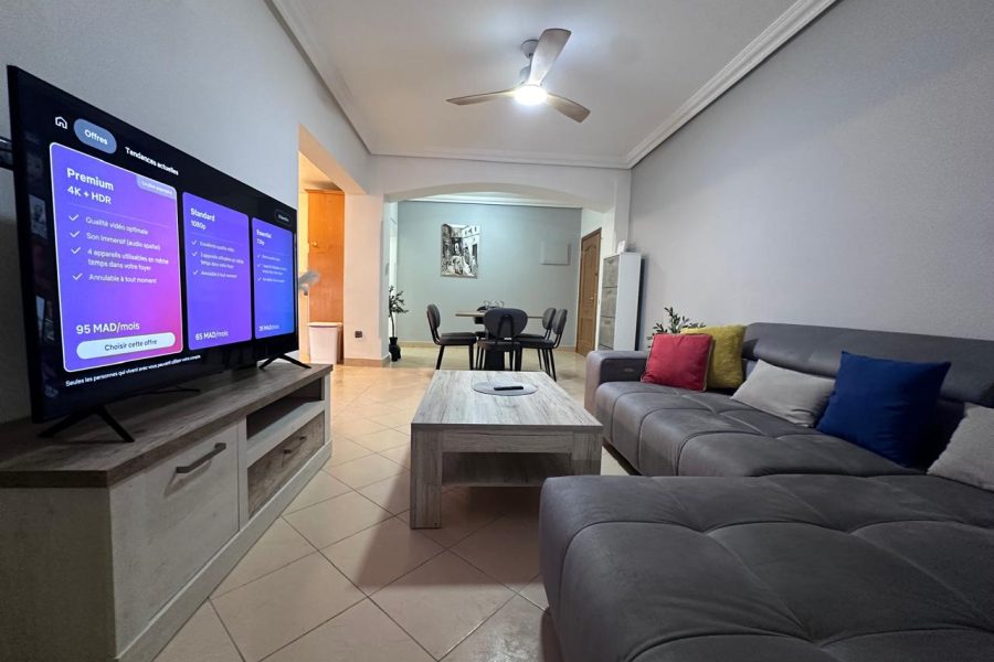 Appartement de deux chambres – entièrement meublé et équipé